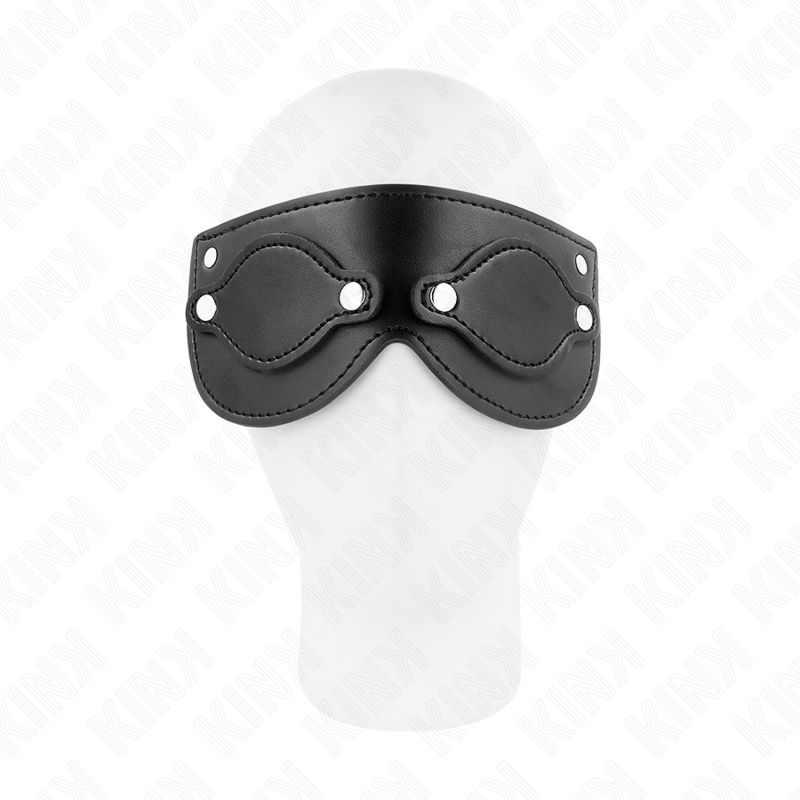 KINK - MASCHERA IN SIMILPELLE CON COPRI OCCHI RIMOVIBILI 22 x 9 CM KINK - MASCHERA IN SIMILPELLE CON COPRI OCCHI RIMOVIBILI 22 x 9 CM