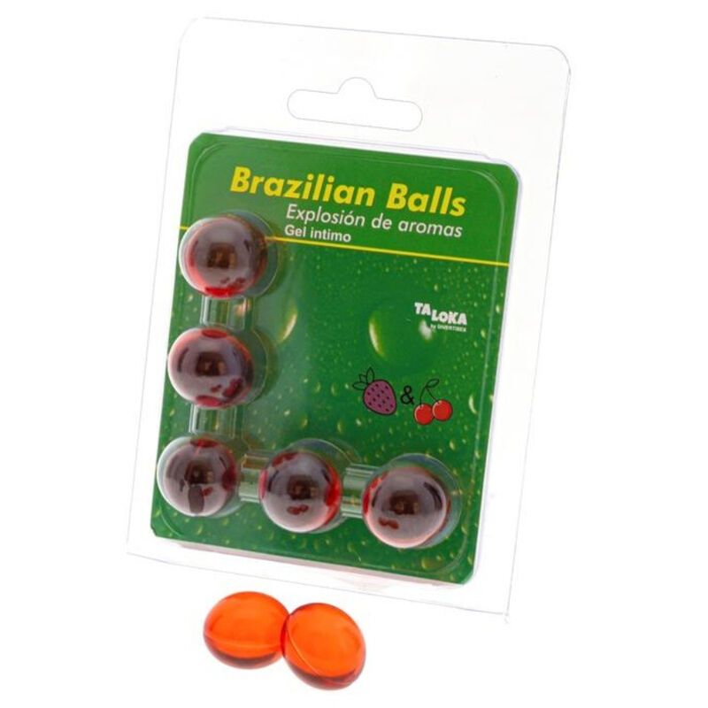 TALOKA - 5 SFERE BRASILIANE GEL INTIMO FRAGOLA E CILIEGIA TALOKA - 5 SFERE BRASILIANE GEL INTIMO FRAGOLA E CILIEGIA