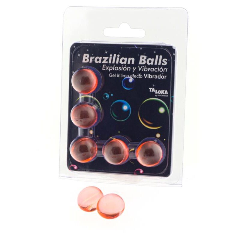 TALOKA - 5 SFERE BRASILIANE GEL EMOZIONANTE EFFETTO VIBRANTE TALOKA - 5 SFERE BRASILIANE GEL EMOZIONANTE EFFETTO VIBRANTE