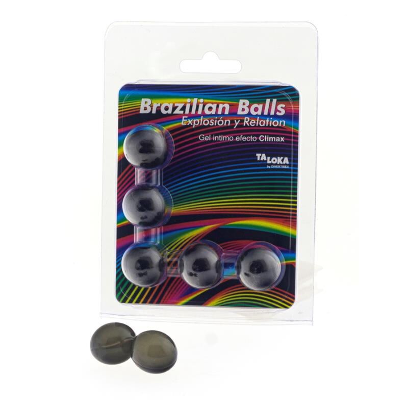 TALOKA - 5 SFERE BRASILIANE CLIMAX EFFETTO EMOZIONANTE GEL TALOKA - 5 BRAZILIAN BALLS CLIMAX EFFECT EXCITING GEL