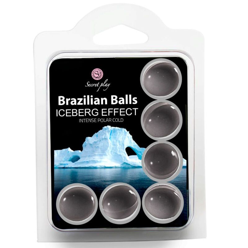 SECRET PLAY SET 6 PALLINE BRASILIANA EFFETTO ICEBERG SECRET PLAY SET 6 BRAZILIAN BALLS ICEBERG EFFECT