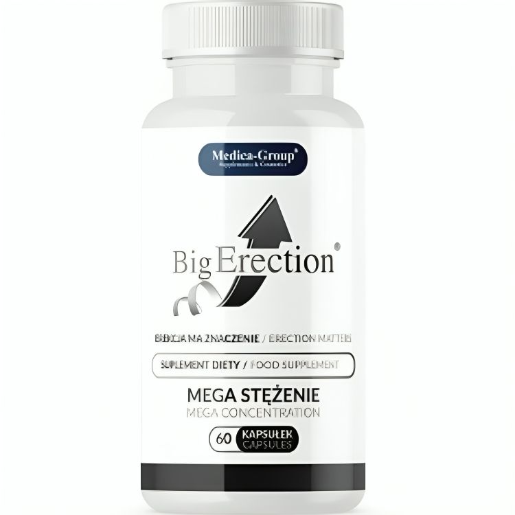 MEDICA GROUP - EFFICACE POTENZIATORE DELL'EREZIONE PER UOMINI 60 CAPSULE MEDICA GROUP - BIG ERECTION ENHANCER FOR MEN 60 CAPSULES