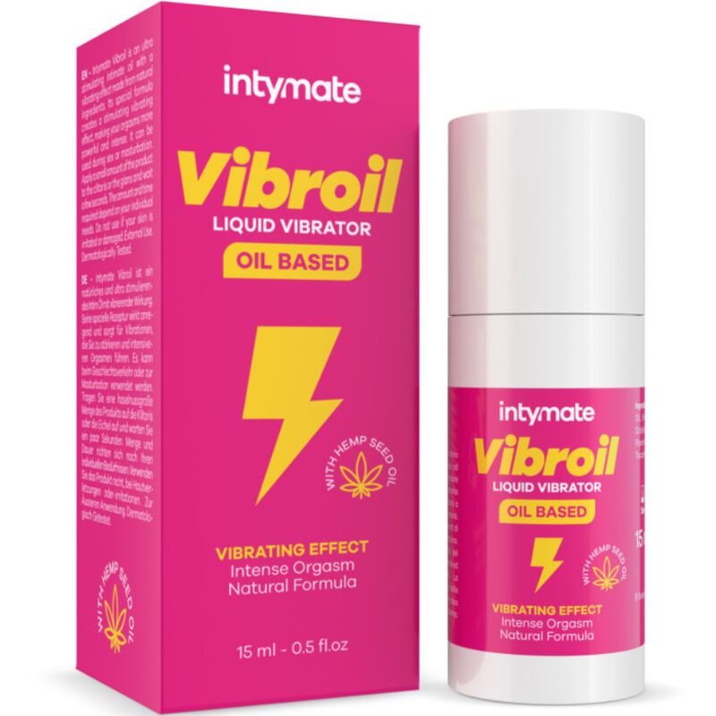INTIMATELINE INTYMATE - VIBROIL OLIO INTIMO PER LEI EFFETTO VIBRANTE 15 ML INTIMATELINE INTYMATE - VIBROIL INTIMATE OIL FOR HER VIBRATING EFFECT 15 ML