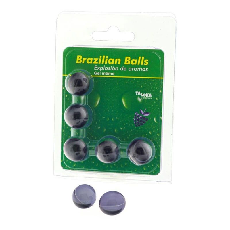 TALOKA - 5 SFERE BRASILIANE GEL INTIMO AI BACCHE TALOKA - 5 BRAZILIAN BALLS BERRIES INTIMATE GEL