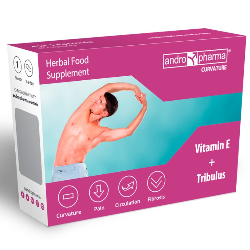 ANDROPHARMA - TRATTAMENTO CON CURVATURA PEYRONIE ANDROPHARMA - CURVATURE PEYRONIE TREATMENT