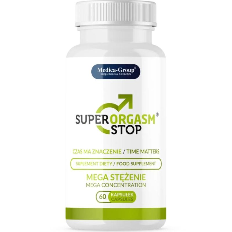 MEDICA GROUP - SUPER ORGASM STOP DELAY PER UOMINI 60 CAPSULE MEDICA GROUP - SUPER ORGASM STOP DELAY FOR MEN 60 CAPSULES
