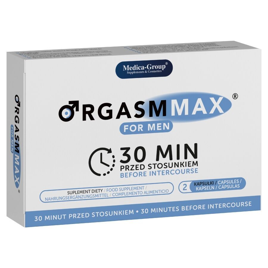 MEDICA GROUP - ORGASM MAX PER UOMO 2 CAPSULE MEDICA GROUP - ORGASM MAX FOR MEN 2 CAPSULES