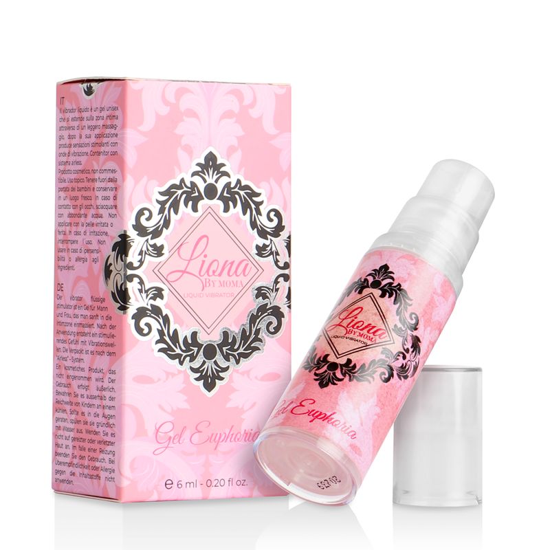 LIONA BY MOMA - VIBRATORE LIQUIDO EUPHORIA GEL 6 ML LIONA BY MOMA - LIQUID VIBRATOR EUPHORIA GEL 6 ML