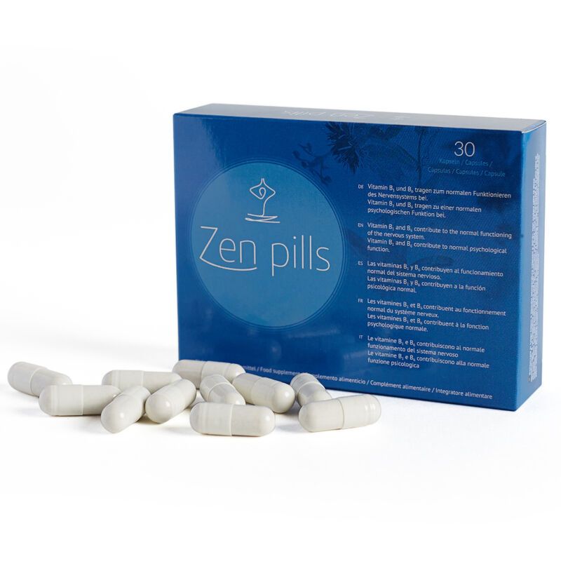500 COSMETICS - ZEN PILLS CAPSULE PER RIDURRE L'ANSIA 500 COSMETICS - ZEN PILLS CAPSULES TO REDUCE ANXIETY