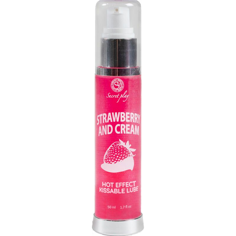 SECRETPLAY - LUBRIFICANTE 2-1 EFFETTO CALORE FRAGOLA E CREMA 50 ML SECRETPLAY - LUBRIFICANTE 2-1 EFFETTO CALORE FRAGOLA E CREMA 50 ML