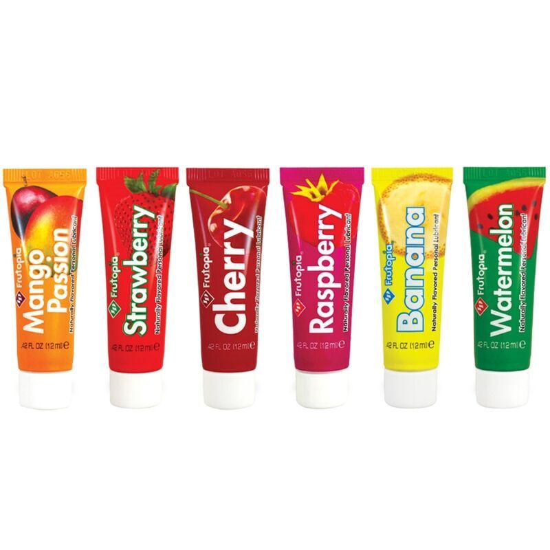 ID FRUTOPIA - LUBRIFICANTI ASSORTITI 5 CONFEZIONE DA 12 ML ID FRUTOPIA - LUBRIFICANTI ASSORTITI 5 CONFEZIONE DA 12 ML