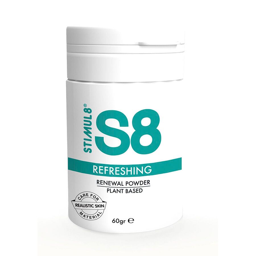 STIMUL8 - S8 POLVERE RINNOVATRICE NATURALE RINFRESCANTE 60 GR STIMUL8 - S8 REFRESHING NATURAL RENEWING POWDER 60 GR