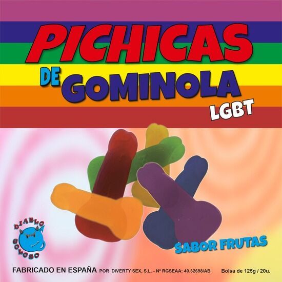PRIDE - FRUTTI DEL PENE GOMMOSI LGBT PRIDE - GUMMY PENIS FRUITS LGBT