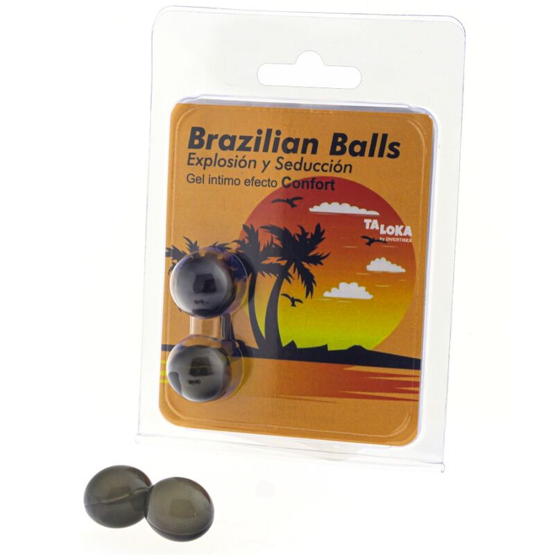 TALOKA - 2 SFERE BRASILIANE GEL EMOZIONANTE EFFETTO COMFORT TALOKA - 2 BRAZILIAN BALLS COMFORT EFFECT EXCITING GEL