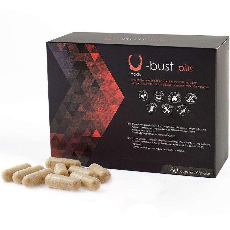 500 COSMETICS - U-BUST CAPSULE PER L'INGROSSAMENTO DEL SENO - 60 CAPSULE 500 COSMETICS - U-BUST CAPSULE PER L'INGROSSAMENTO DEL SENO - 60 CAPSULE