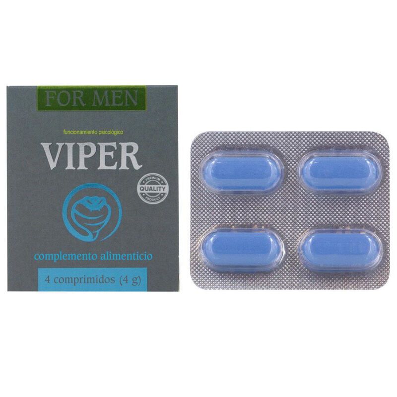 COBECO - VIPER PER UOMO 4 COMPRESSE COBECO - VIPER FOR MEN 4 TABS