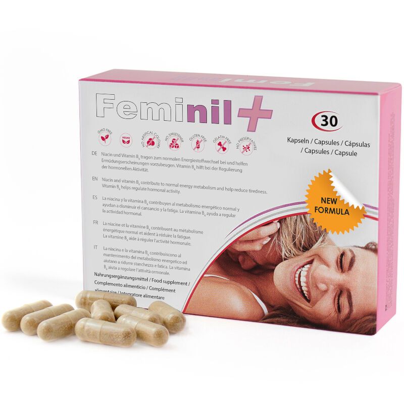 500 COSMETICS - FEMINIL+ MIGLIORAMENTO DELLA LIBIDO SESSUALE FEMMINILE - 30 CAPSULE 500 COSMETICS - FEMINIL+ FEMALE SEXUAL LIBIDO ENHANCEMENT - 30 CAPSULES