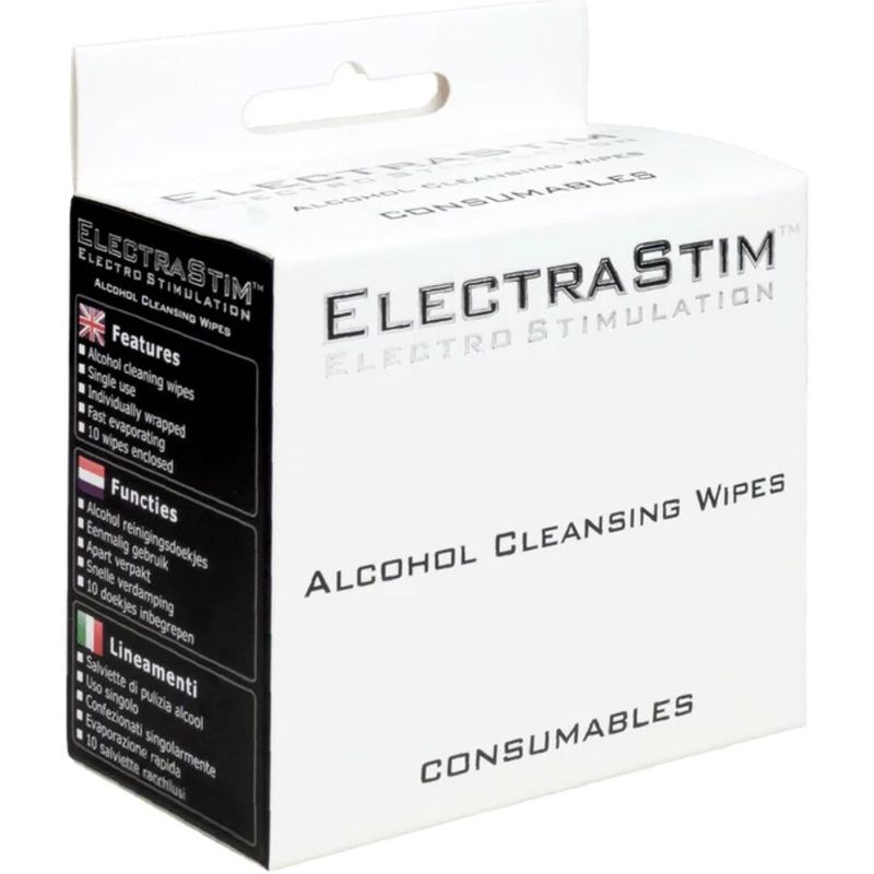 ELECTRASTIM - ALCOHOL CLEANSING WIPES 10 UNITS