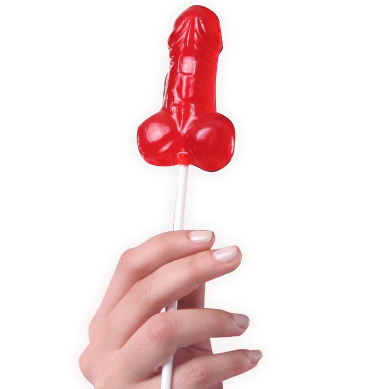 SECRETPLAY - LECCA-LECCA GOMMOSO ALLA FRAGOLA A FORMA DI PENE SECRETPLAY - LOLLIPOP PENIS GUMMY STRAWBERRY
