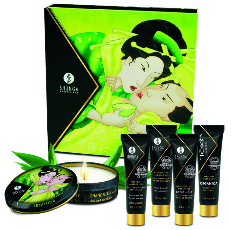 SHUNGA - KIT TÔ VERDE BIOLOGICO GEISHA SEGRETO SHUNGA - SECRET GEISHA ORGANIC GREEN TEA KIT