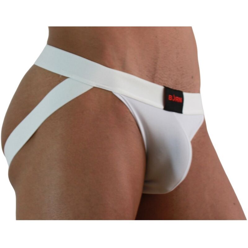 BURN - 007 JOCK LYCRA BIANCO XL BURN - 007 JOCK LYCRA WHITE XL