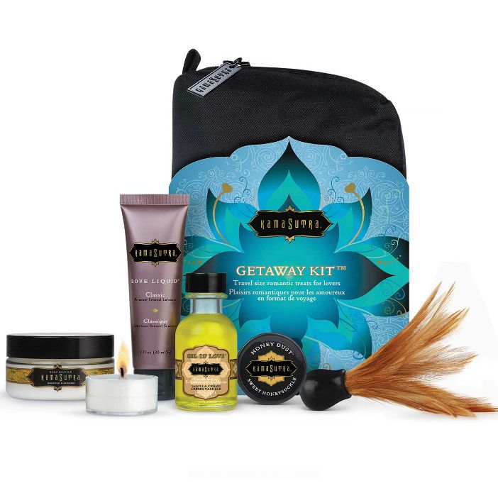 KIT KAMASUTRA - ROMANTICO E LUSSUOSO IN FORMATO DA VIAGGIO KIT KAMASUTRA - ROMANTICO E LUSSUOSO IN FORMATO DA VIAGGIO