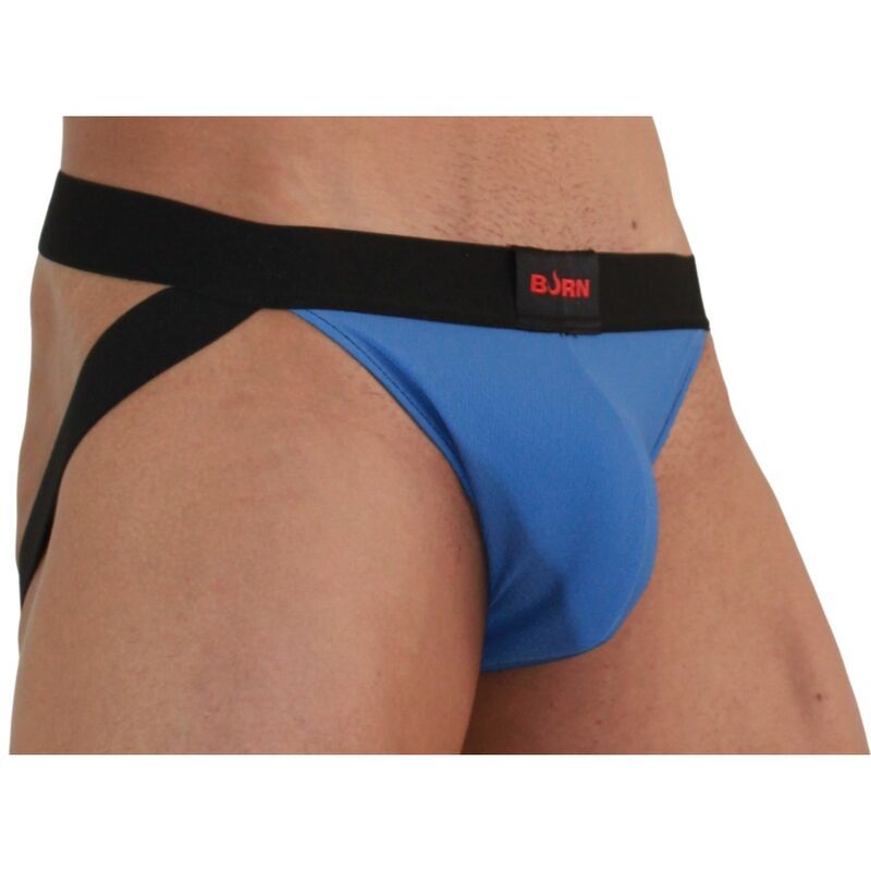 BURN - 008 JOCK BLU / NERO XL BURN - 008 JOCK BLU / NERO XL