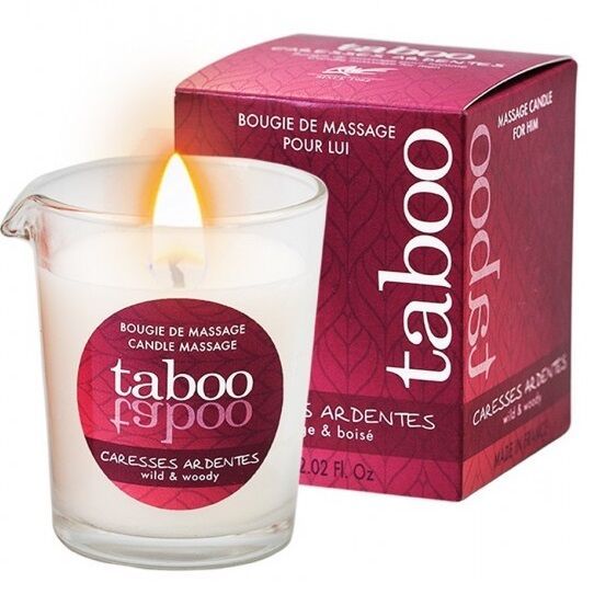 RUF - LA CANDELA DA MASSAGGIO TABOO PER LUI ACCAREZZA LAROMA DI FELCE ARDENTES RUF - LA CANDELA DA MASSAGGIO TABOO PER LUI ACCAREZZA LAROMA DI FELCE ARDENTES
