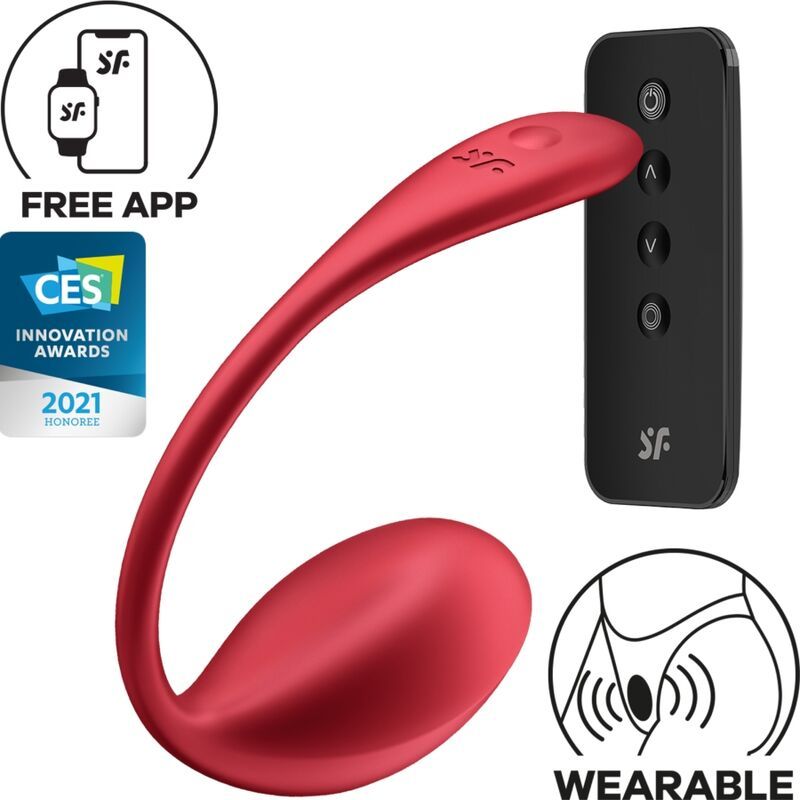 SATISFYER - SHINY PETAL STIMOLATORE CON TELECOMANDO G-POINT ROSSO APP GRATUITA SATISFYER - SHINY PETAL STIMOLATORE CON TELECOMANDO G-POINT ROSSO APP GRATUITA
