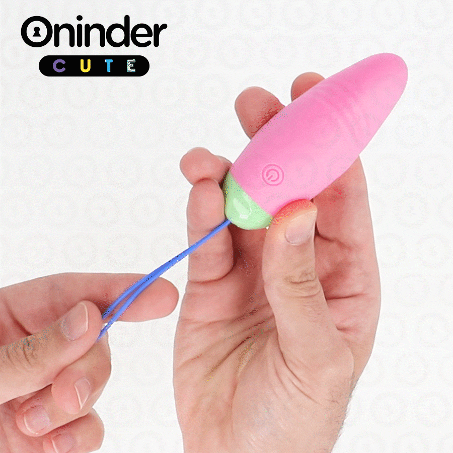 ONINDER CUTE - UOVO IN SILICONE VIBRANTE-ROTANTE A 360� PER AMARE IL PIACERE - APP GLOBALE GRATUITA