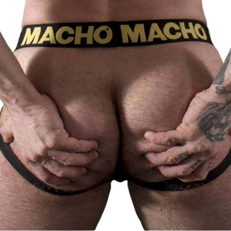 MACHO - MX25AC JOCK GIALLO PELLE M MACHO - MX25AC JOCK GIALLO PELLE M
