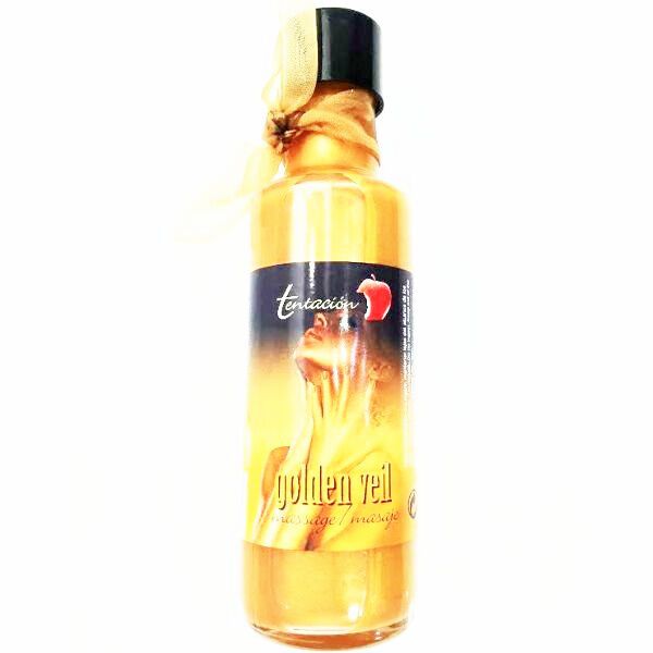 TENTACION - OLIO PER MASSAGGIO GOLDEN VEIL 100 ML TENTACION - GOLDEN VEIL MASSAGE OIL 100 ML