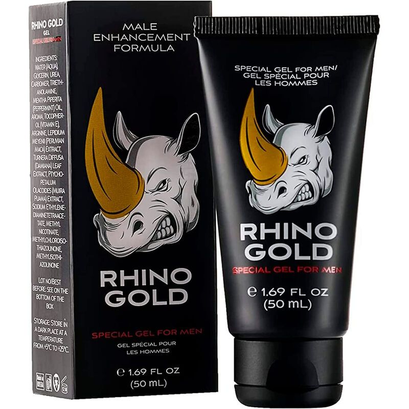 RHINO GOLD - GEL SPECIALE PER UOMO 50 ML RHINO GOLD - GEL SPECIALE PER UOMO 50 ML