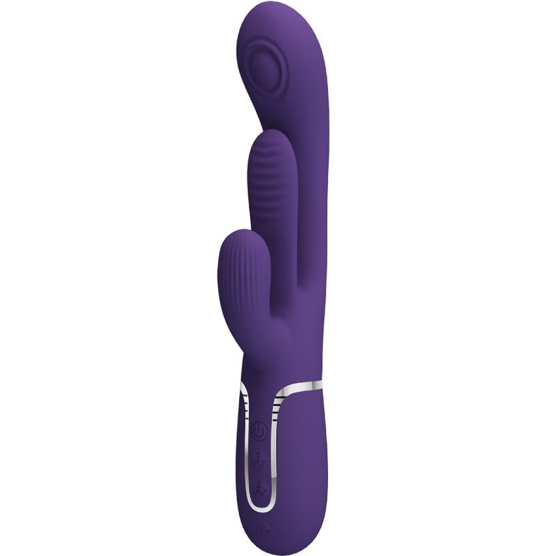 PRETTY LOVE - SHANIA VIBRATORE TRIPLO CONIGLIO MULTIFUNZIONE VIOLA PRETTY LOVE - SHANIA VIBRATORE TRIPLO CONIGLIO MULTIFUNZIONE VIOLA
