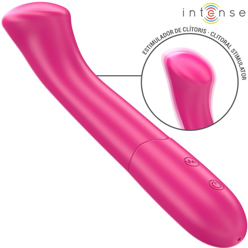 INTENSE - PATY VIBRATORE 19 CM FLESSIBILE 10 VIBRAZIONI MODELLO 2 ROSA INTENSE - PATY VIBRATOR 19 CM FLEXIBLE 10 VIBRATIONS MODEL 2 PINK