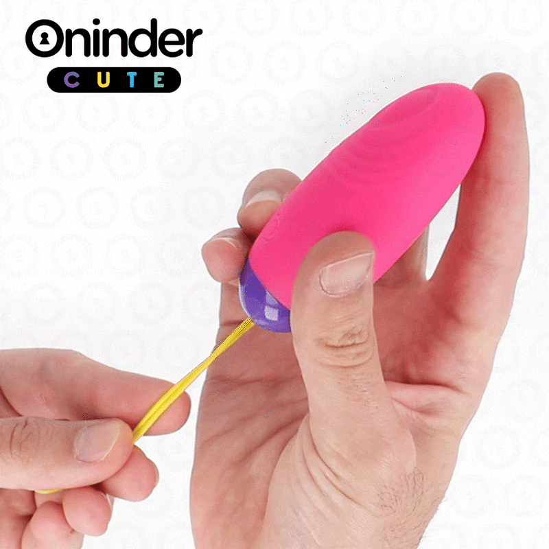 ONINDER CUTE - LOVE PLEASURE VIBRO-WAVE TAPPING SILICONE EGG - FREE GLOBAL APP