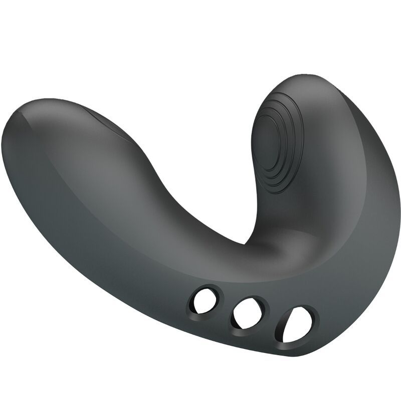 PRETTY LOVE - VIBRATORE DA DITA CAMELIA 7 VIBRAZIONI NERO PRETTY LOVE - VIBRATORE DA DITA CAMELIA 7 VIBRAZIONI NERO