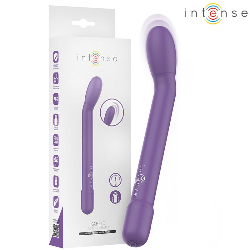 INTENSE - KARLIE RECHARGEABLE G-SPOT STIMULATOR PURPLE