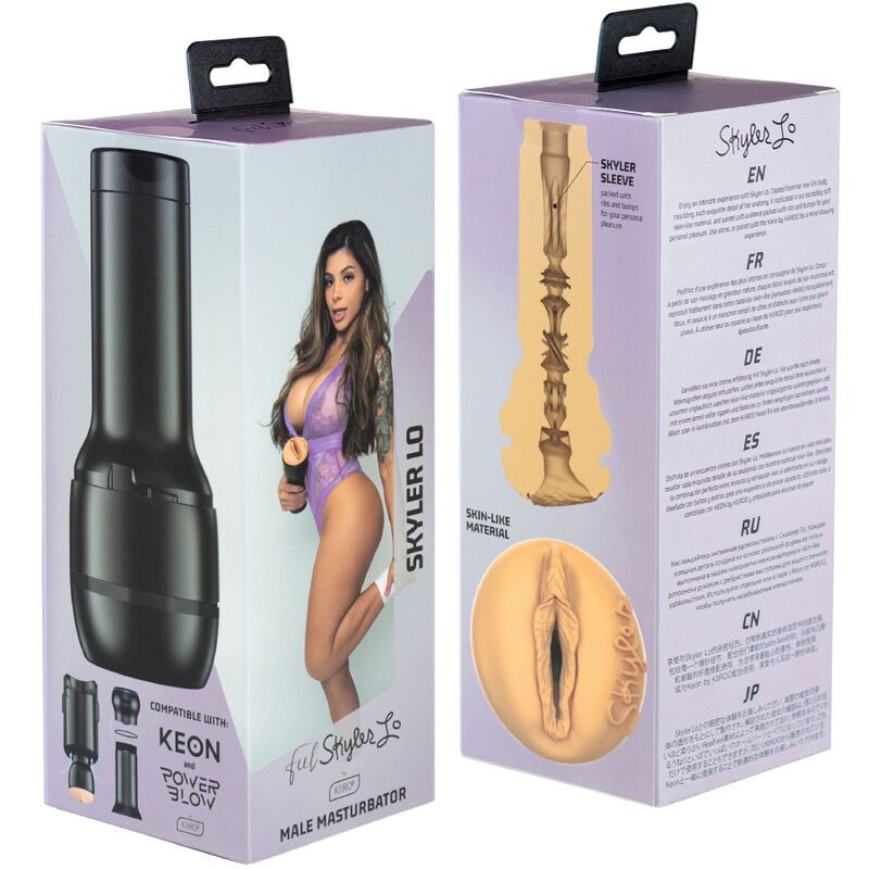 KIIROO - COLLEZIONE FEEL SKYLER LO STARS STROKERS COMPATIBILI CON POWERBLOW KIIROO - COLLEZIONE FEEL SKYLER LO STARS STROKERS COMPATIBILI CON POWERBLOW