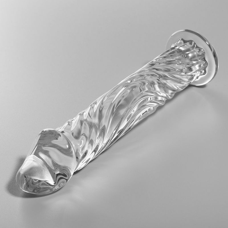 NEBULA SERIES BY IBIZA - MODELLO 12 DILDO IN VETRO BOROSILICATO TRASPARENTE 17 CM -O- 3.5 CM NEBULA SERIES BY IBIZA - MODELLO 12 DILDO IN VETRO BOROSILICATO TRASPARENTE 17 CM -O- 3.5 CM