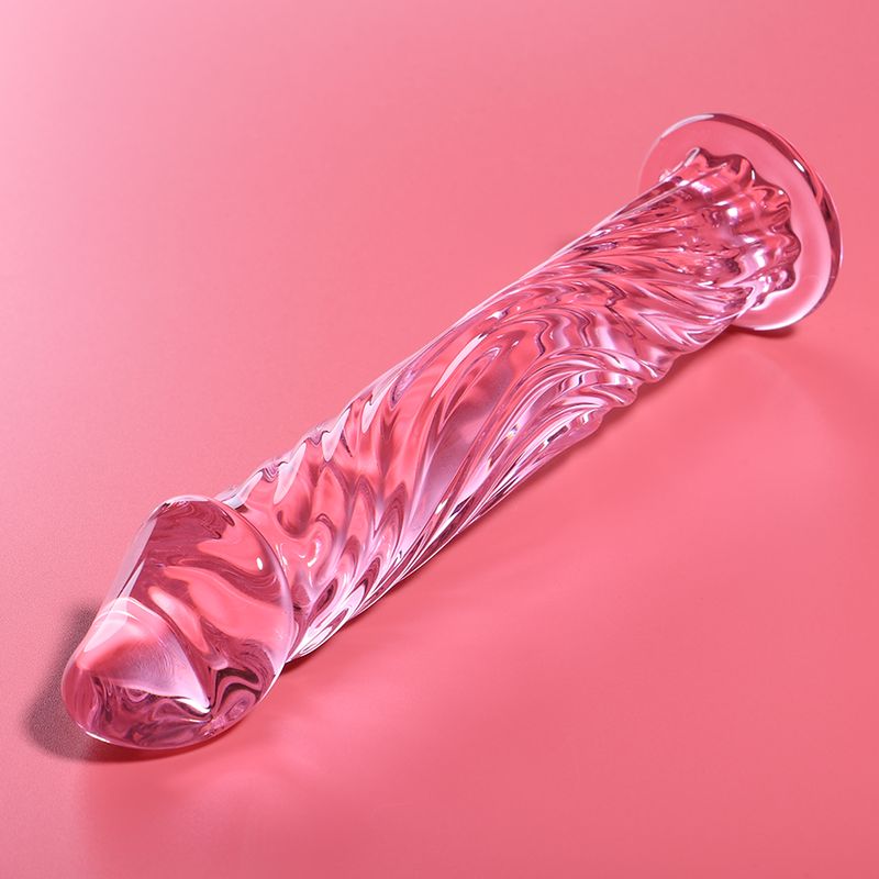 NEBULA SERIES BY IBIZA - MODELLO 12 DILDO IN VETRO BOROSILICATO ROSA 17 CM -O- 3.5 CM NEBULA SERIES BY IBIZA - MODEL 12 DILDO BOROSILICATE GLASS PINK 17 CM -O- 3.5 CM