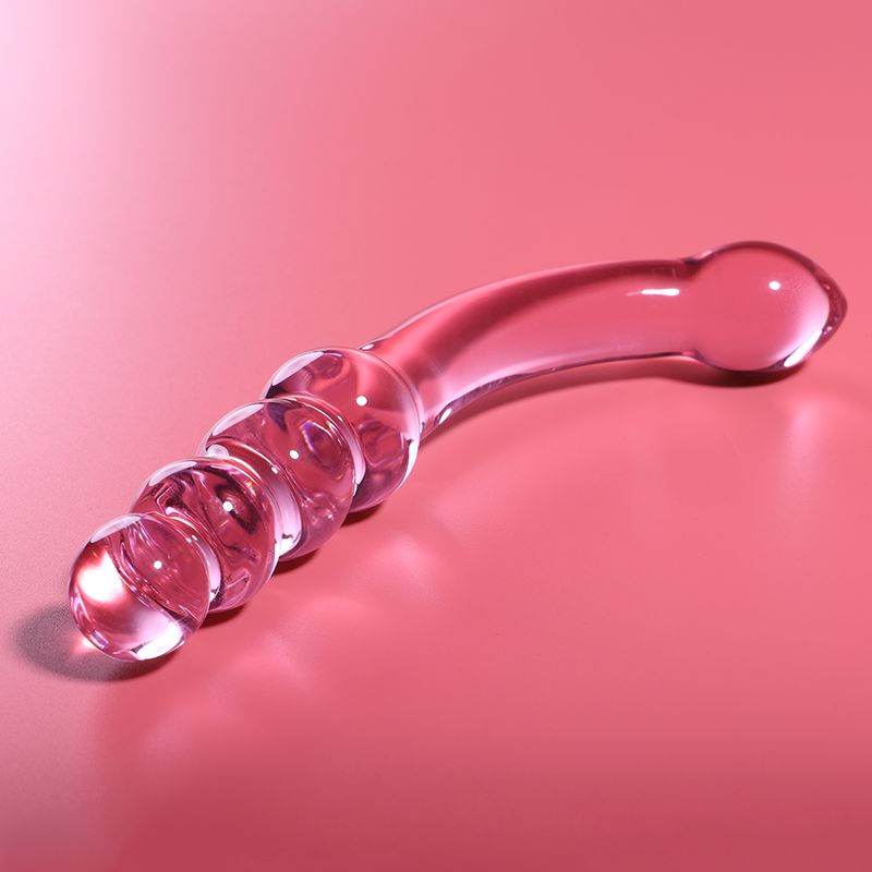 NEBULA SERIES BY IBIZA - MODELLO 14 DILDO IN VETRO BOROSILICATO ROSA 18.5 CM -O- 3 CM NEBULA SERIES BY IBIZA - MODEL 14 DILDO BOROSILICATE GLASS PINK 18.5 CM -O- 3 CM