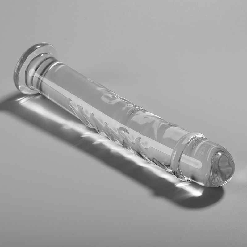 NEBULA SERIES BY IBIZA - MODELLO 16 DILDO IN VETRO BOROSILICATO TRASPARENTE 18.5 CM -O- 3 CM NEBULA SERIES BY IBIZA - MODELLO 16 DILDO IN VETRO BOROSILICATO TRASPARENTE 18.5 CM -O- 3 CM