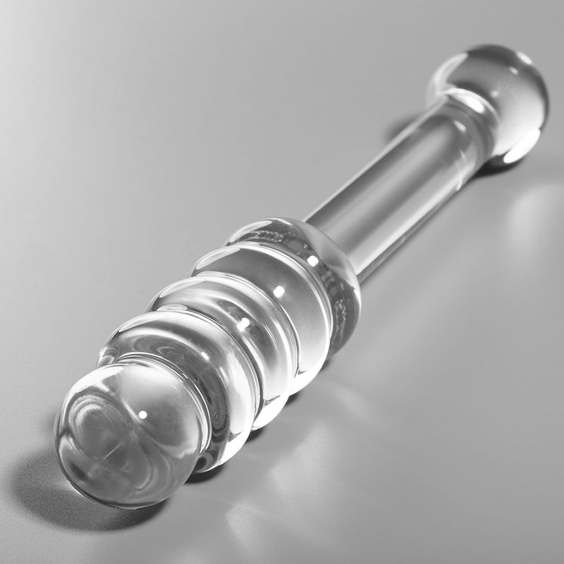 NEBULA SERIES BY IBIZA - MODELLO 20 DILDO IN VETRO BOROSILICATO TRASPARENTE 20.5 CM -O- 3 CM NEBULA SERIES BY IBIZA - MODELLO 20 DILDO IN VETRO BOROSILICATO TRASPARENTE 20.5 CM -O- 3 CM