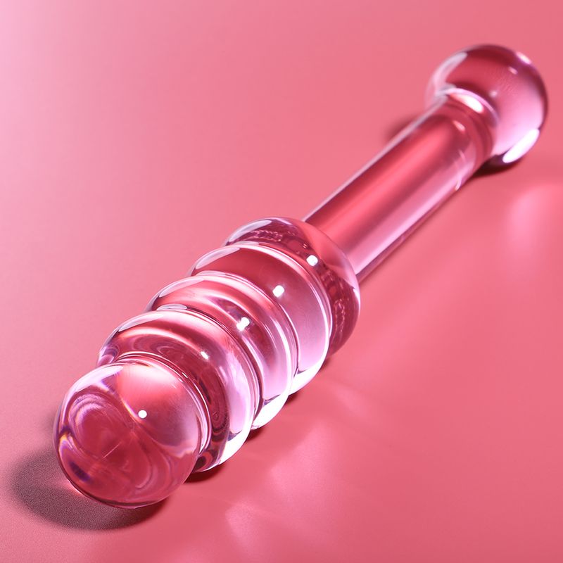 NEBULA SERIES BY IBIZA - MODELLO 20 DILDO IN VETRO BOROSILICATO ROSA 20.5 CM -O- 3 CM NEBULA SERIES BY IBIZA - MODEL 20 DILDO BOROSILICATE GLASS PINK 20.5 CM -O- 3 CM