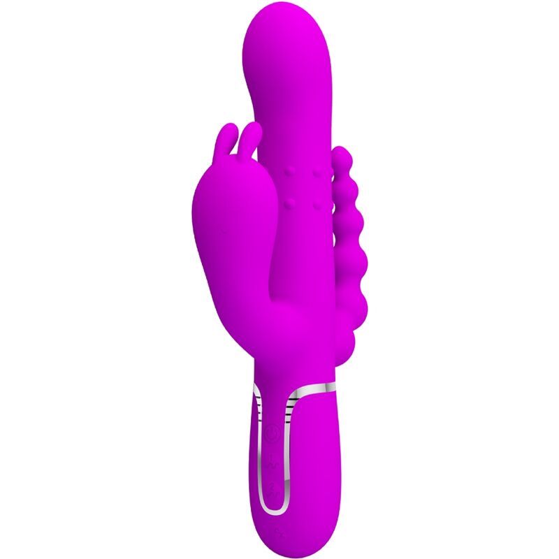 PRETTY LOVE - CAMMY VIBRATORE TRIPLO MULTIFUNZIONE 4 IN 1 ROSA PRETTY LOVE - CAMMY VIBRATORE TRIPLO MULTIFUNZIONE 4 IN 1 ROSA