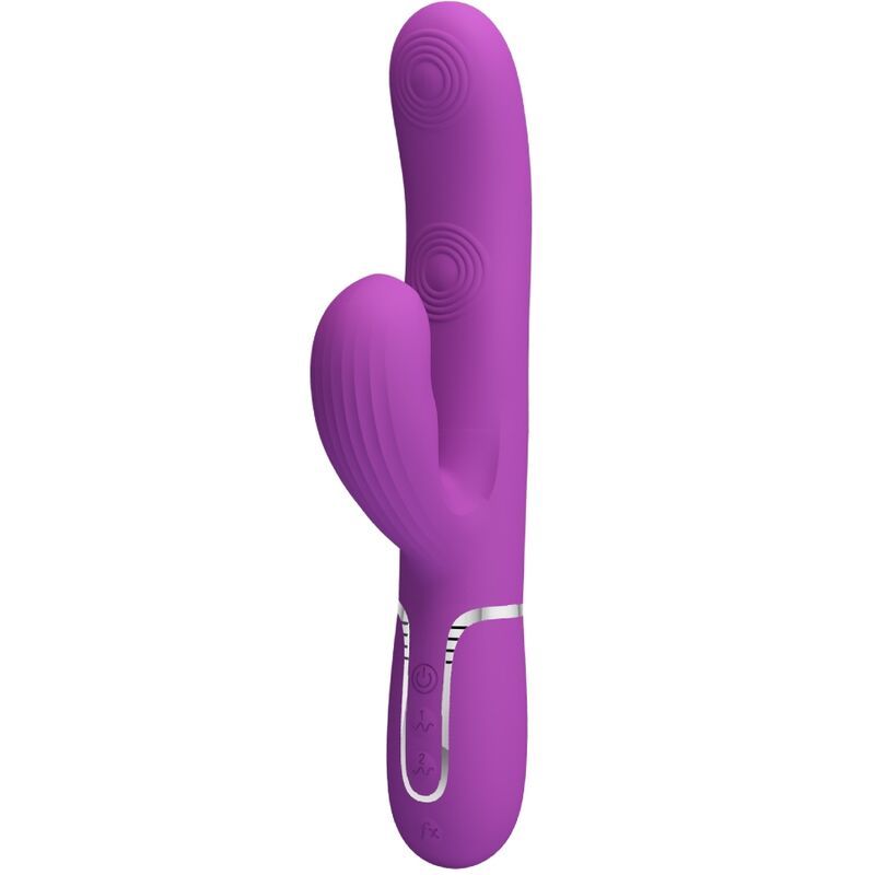 PRETTY LOVE - PERLITA 3 IN 1 VIBRATORE MULTIFUNZIONE CONIGLIO VIOLA PRETTY LOVE - PERLITA 3 IN 1 MULTIFUNCTION RABBIT VIBRATOR PURPLE