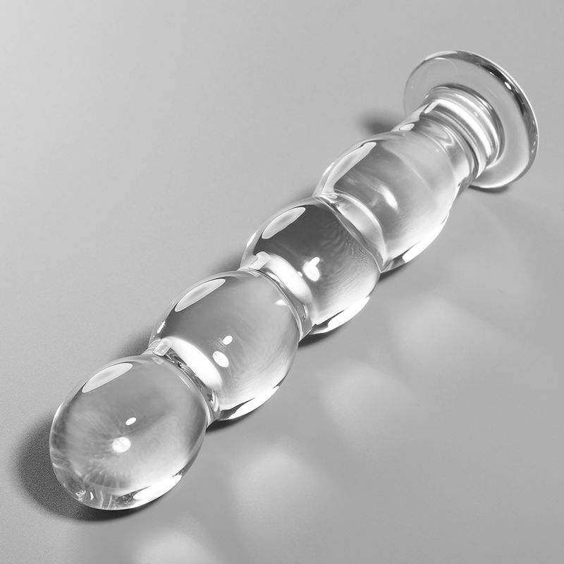 NEBULA SERIES BY IBIZA - MODELLO 10 DILDO IN VETRO BOROSILICATO TRASPARENTE 16.5 CM -O- 3.5 CM NEBULA SERIES BY IBIZA - MODELLO 10 DILDO IN VETRO BOROSILICATO TRASPARENTE 16.5 CM -O- 3.5 CM