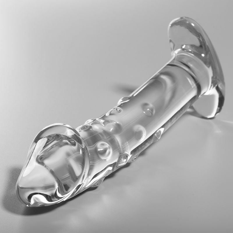 NEBULA SERIES BY IBIZA - MODELLO 19 DILDO IN VETRO BOROSILICATO TRASPARENTE 18.5 CM -O- 4 CM NEBULA SERIES BY IBIZA - MODELLO 19 DILDO IN VETRO BOROSILICATO TRASPARENTE 18.5 CM -O- 4 CM