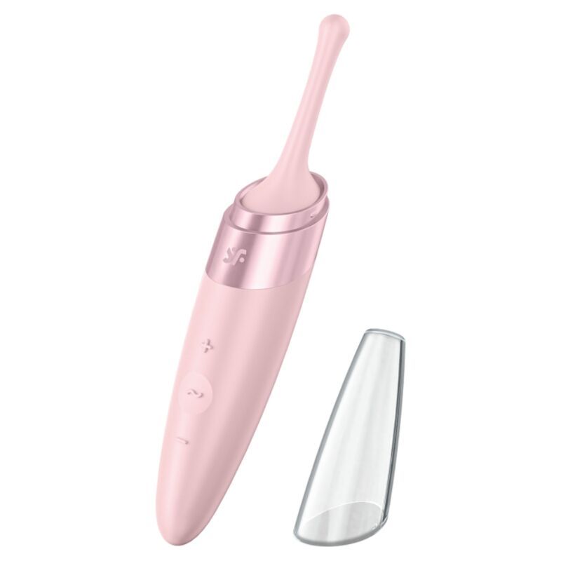 SATISFYER - VIBRATORE TWIRLING DELIGHT CLIT TIP ROSA SATISFYER - TWIRLING DELIGHT CLIT TIP VIBRATOR PINK